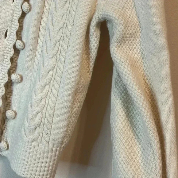 & Other Stories Paris Atelier Chunky Cable Knit Cardigan - Picture 3 of 8